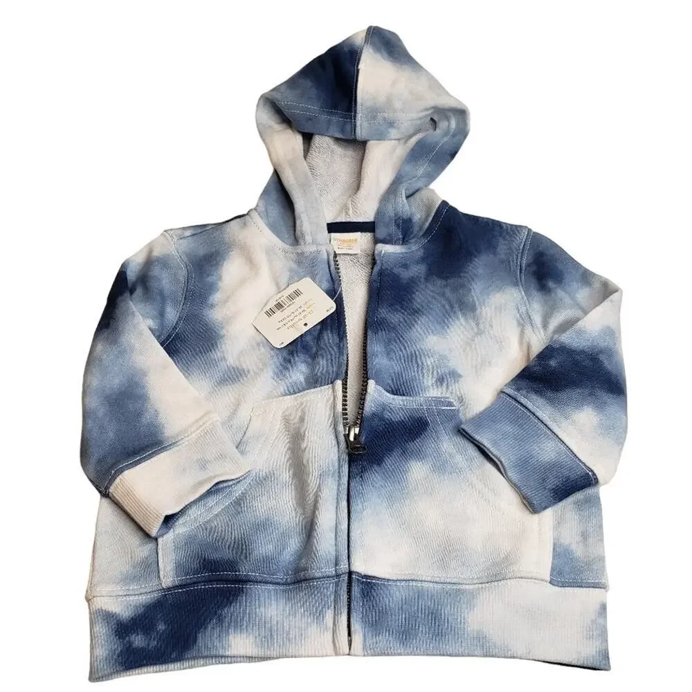 Gymboree Hooded Zip-Up Tie Dyed Hoodie 12 - 18 Months NEW